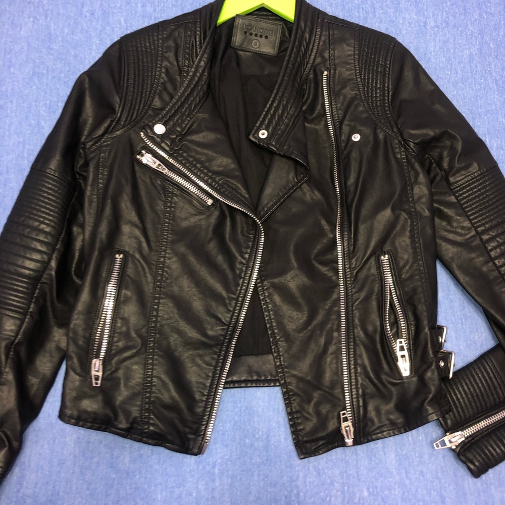 Bloomingdales Faux Leather Jacket